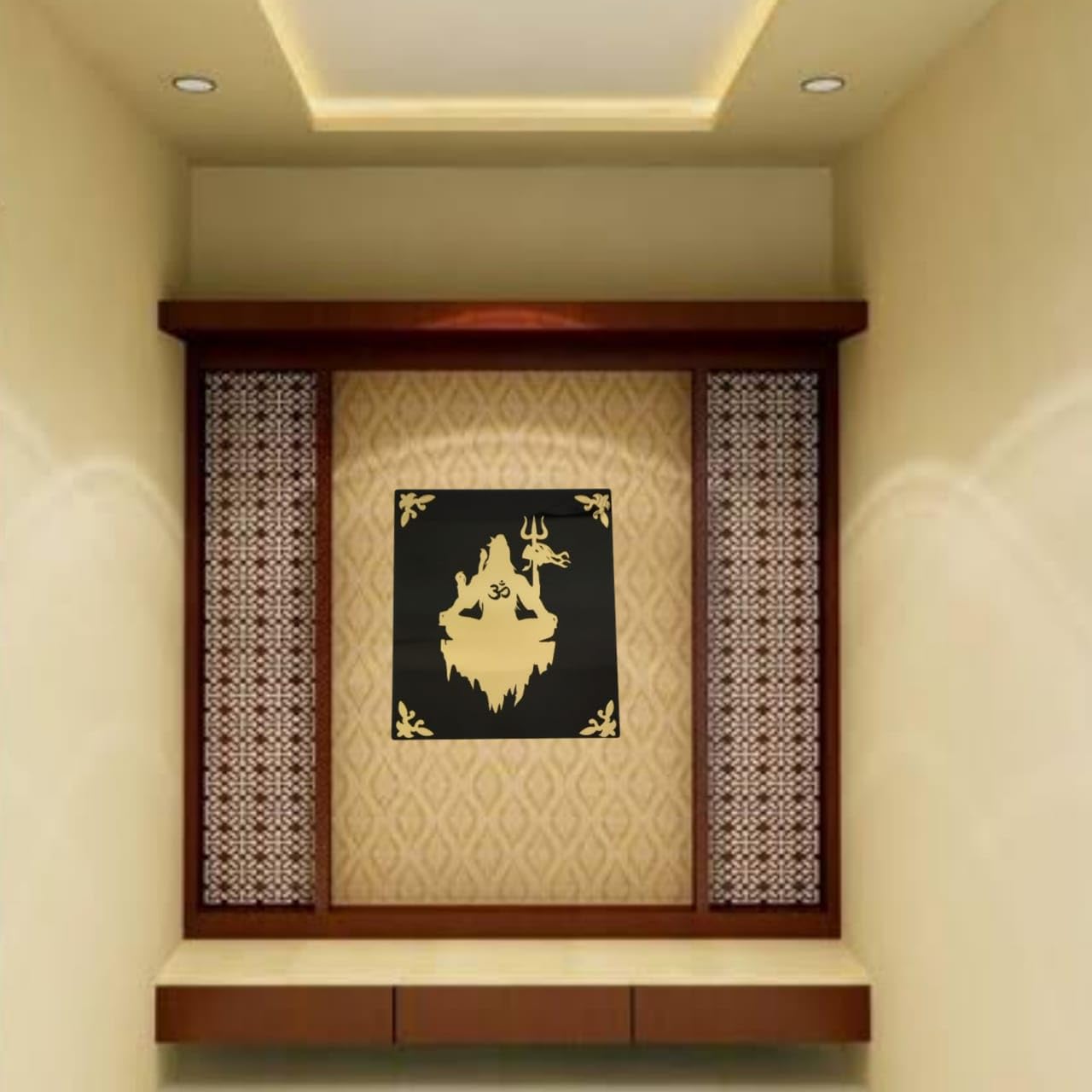 Lord Shiva Wall Decor 2D Photo Frame