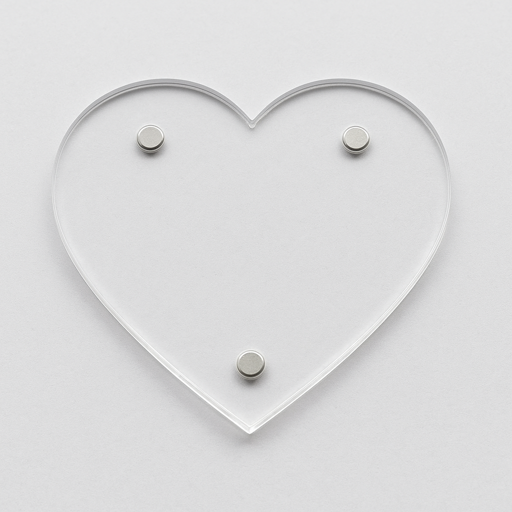 Circle Shape Acrylic Fridge Magnet