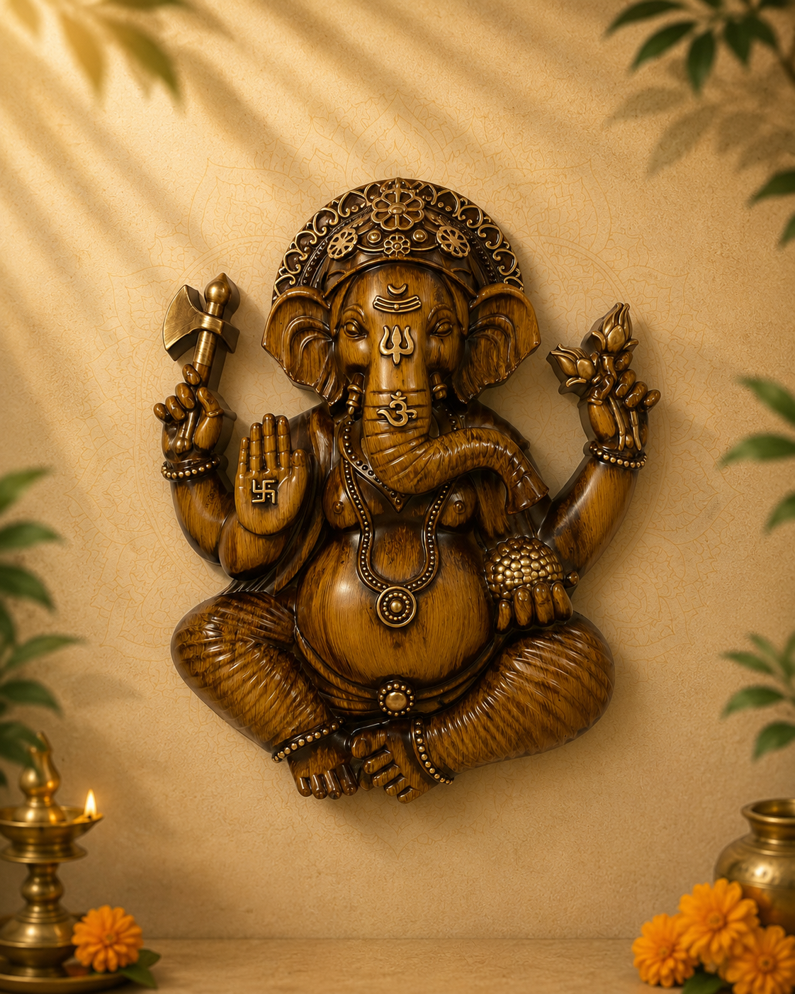 Lord Ganesh 3D wall Decor (Full Figure)