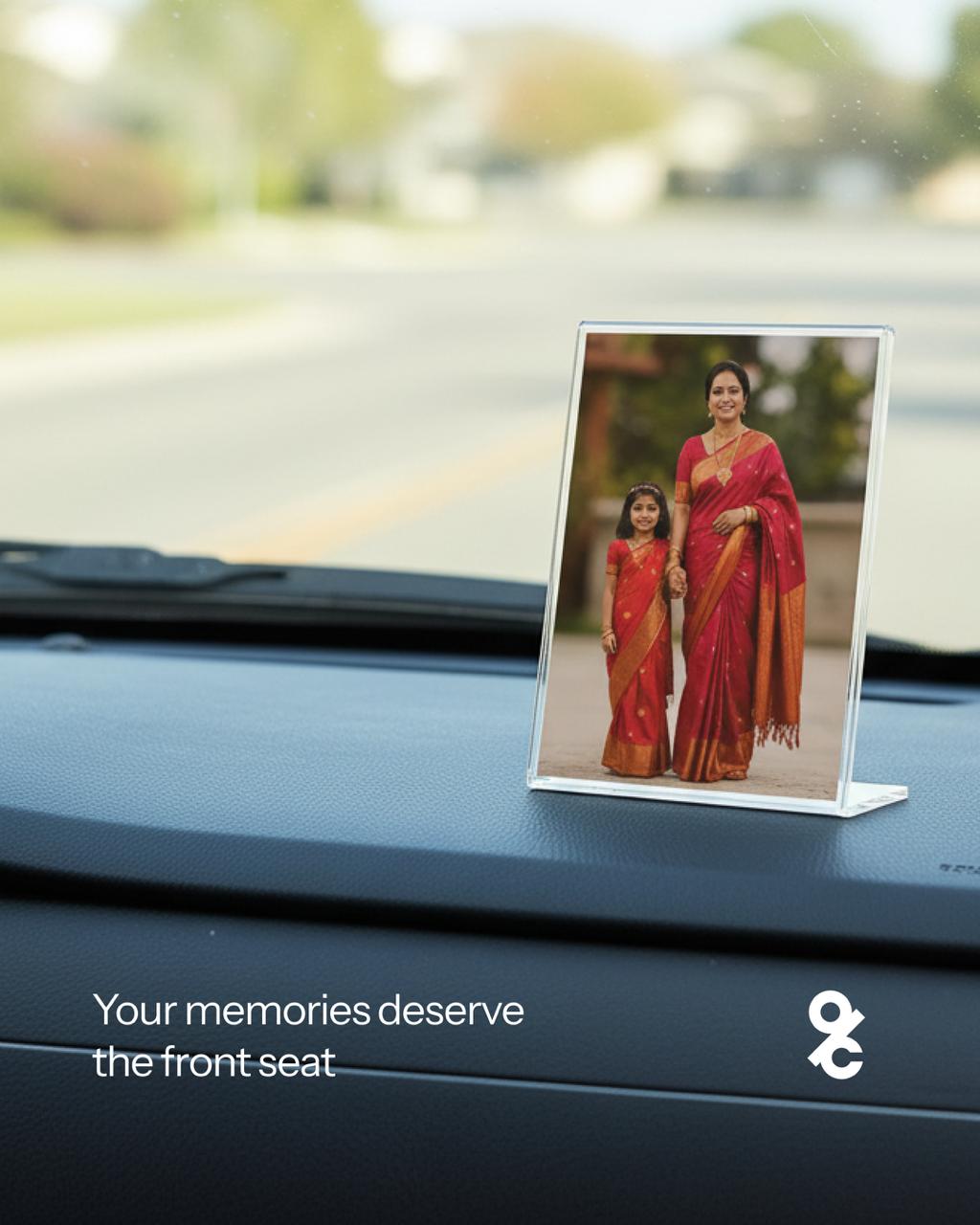 Small Acrylic Tabletop Photo Frame