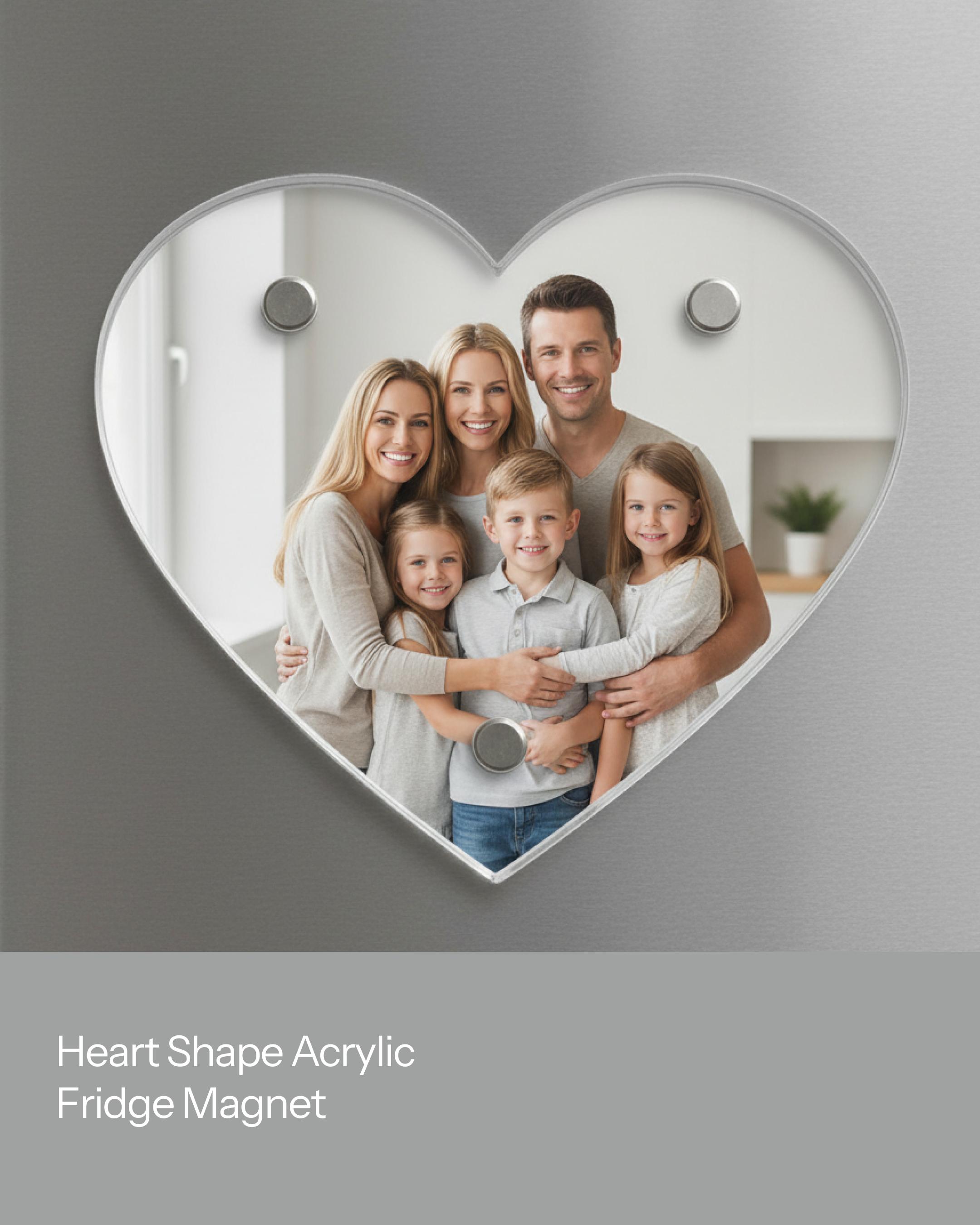 Circle Shape Acrylic Fridge Magnet